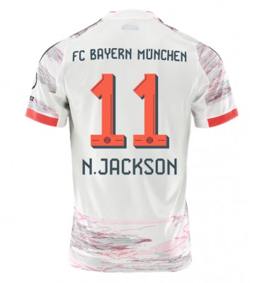 Bayern Munich Nicolas Jackson #11 Replik Auswärtstrikot 2025-26 Kurzarm
